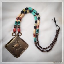 Z Jewelry Art Bhandara - Etnik Otantik Boho Kadın Erkek Kolye