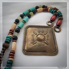 Z Jewelry Art Bhandara - Etnik Otantik Boho Kadın Erkek Kolye