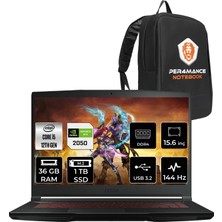 Msı Thin GF63 Intel Core I5 12450H 36GB 1tb SSD RTX2050/4GB 15.6" Fhd 144Hz Fdos Taşınabilir Bilgisayar 12UCX-427XTR & Per4 Çanta 12UCX427XTRP333