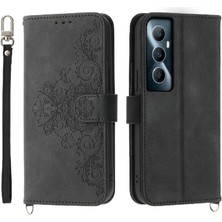 Mays Home1 Realme C65 Darbeye Dayanıklı Kabartmalı Çoklu Kredi Kartı Yuvaları Için Flip Case (Yurt Dışından)