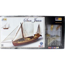 Occre 12001 1/70 Ölçek, San Juan Yelkenli Tekne Ahşap Model Kiti