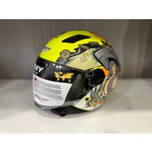 Sway Kask Sw 765 Wanted Yellow Çenesiz