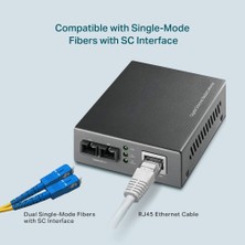Snexus Networks Gigabit Fiber Optik Media Converter  (Sfp Gerektirmez)
