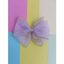 Efna Store Katmerli Fiyonk Model Kenarları Simli,dikiş Detaylı ve Saçaklı Misinalı Boncuklu Pens TOKA(14CM)