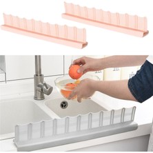 Durgunstore Vantuzlu Kauçuk Sıvı Su Sızdırmaz Izalasyon Mutfak Banyo Duş Bariyeri Lavabo Kenar Tutucu Set (K246)