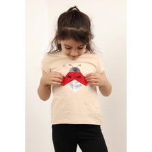 Toontoy Club Kız Bebek Baskılı Tişört