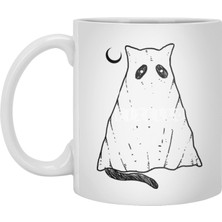 Fizello Ghost Cat Beyaz Kupa