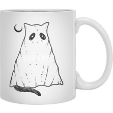 Fizello Ghost Cat Beyaz Kupa