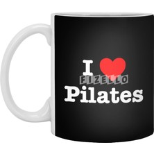 Fizello I Heart Pilates Beyaz Kupa