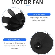 Faith Yedek 0.5" Iç Delik 10 Pervane Hava Kompresörü Motor Fan Pervanesi Siyah (Yurt Dışından)