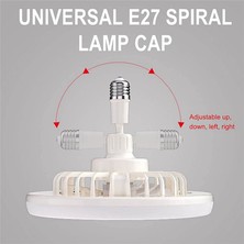 Faith E27 Işıklı Tavan Vantilatörü, Kapalı Düşük Fan Işıklı (Krem Renk) (Yurt Dışından)