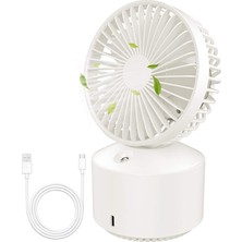 Faith Masa Fanı, Şarj Edilebilir 2000MAH Pille Çalışan Fan, 5 Hızlı Fan (Yurt Dışından)