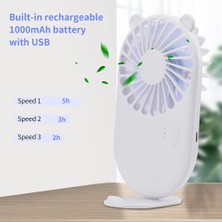 Faith El Mini USB Fan, Tutucu ile Şarj Edilebilir Taşınabilir USB Fan (Yurt Dışından)