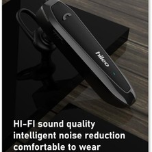 Hileo Hi6 Kablosuz Kulaklık Tek Kulaklık Kulaklık Handsfree Çağrı Gürültü Azaltma (Yurt Dışından)