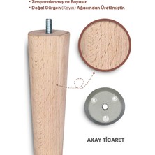 Akay Ticaret Sehpa Ayağı 50 cm Konik Ayak