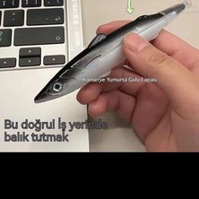 Bukongjun Komik Tuzlu Balık Şekilli Tükenmez Kalem (Yurt Dışından)
