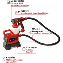 Einhell Te-Sy 18/90 Li Solo Akülü Sprey Boya Sistemi 4260040