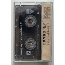 S Müzik Savaş Ay Şiir Mektebi 2 Kaset (Orjnal Dönem Baskı Kaset)