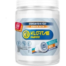 Klortab Nadcc Efervesan Yer ve Yüzey Tablet Dezenfektanı Nadcc 5 gr x 100 Tablet