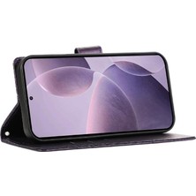 Mays Shop Xiaomi Poco F6 Pro 5g Kickstand Için Flip Case Üç Kart Yuvaları Darbeye (Yurt Dışından)