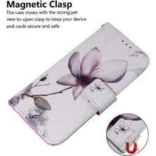 Mays Shop Samsung Galaxy M55 Cüzdan Boyalı Manyetik Kapatma Pu Kart Için Flip Case (Yurt Dışından)