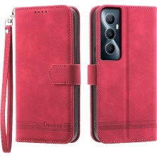 Mays Shop Realme C65 Manyetik Kapatma Nakit Cep Bileklik Kartı Için Flip Case (Yurt Dışından)