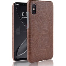 Mays Shop Xiaomi Mi 8 Pro Anti Scratch Klasik Timsah Için Şık Klasik Durumda (Yurt Dışından)