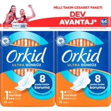 Orkid Ultra Normal (Boy 1) Cesaret Paketi 64LÜ Hijyenik Ped