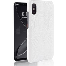 Mays Shop Xiaomi Mi 8 Pro Anti Scratch Klasik Timsah Için Şık Klasik Durumda (Yurt Dışından)