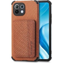 Mays Boutique Xiaomi 11 Için Kılıf Standı Fonksiyonu Rfıd Engelleme Manyetik Kart Tutucu (Yurt Dışından)