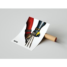 Deadpool & Wolverine Duvar Poster 30 x 42 Çerçevesiz