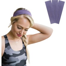 Salvia Dione Saç Bandı 3lü Kadın Erkek Spor Pamuk Likra Bandana Fitness Tenis Koşu Yürüyüş Trekking Makyaj Yüz Cilt Temizliği Bandi Outdoor Yoga Pilates Ter Alın Kafa Bandı Headband Hairband Seti