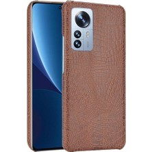 Mays Boutique Xiaomi 12 Pro Anti Scratch Klasik Timsah Için Şık Klasik Durumda (Yurt Dışından)