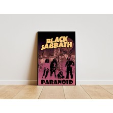 Black Sabbath Tasarım Poster 30 x 42 Çerçevesiz