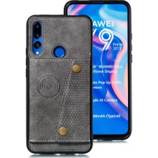 Manyi Mall Huawei Y9 Başbakan 2019 Buit Için Cüzdan Kılıf Demir Darbeye Koruyucu (Yurt Dışından)