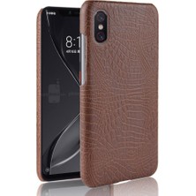 Manyi Mall Xiaomi Mi 8 Pro Anti Scratch Klasik Timsah Için Şık Klasik Durumda (Yurt Dışından)