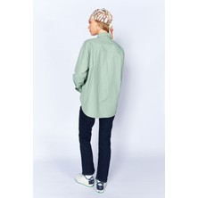 Edition Mint Kadın Rahat Kesim Poplin Gömlek| EK100163867-3867