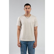 Manche Taş Erkek Basic Tshirt| MES216959-01