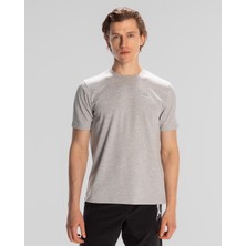 Kappa Logo Serenity Erkek Gri Regular Fit Tişört