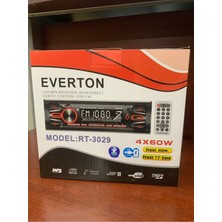 Blomster Bluetooth Everton RT-3029 Oto Müzik Seti 4X60 Çift USB Teyip 4X60 Watt 2 Yıl