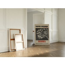 Pegziz Salon Duvar Dekorasyonu Sanatsal Tablo Yayoi Kusama Duvar Dekor Kanvas Tablo