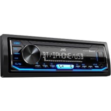 JVC 4X50 Watt KD-X351BT Bluetooth USB Radyo Oto Teyp Orjinal 2 Yıl Murtaş Garantili 2 Yıl Bluetooth