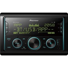Pioneer 1000 Watt MVH-S620BT Bluetooth USB Li Oto Teyp 2 Yıl Bluetooth