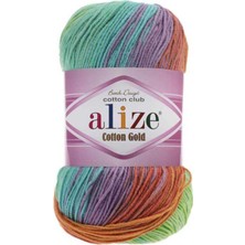 Alize Cotton Gold Batik El Örgü Ipliği 4530