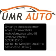 Maxessa 4X55 Watt Dacia Lodgy Uyumlu 4X55 Wat Bluotoht USB Aux Mirrolink Double Teyp Çerçeve Kamerali Bluet