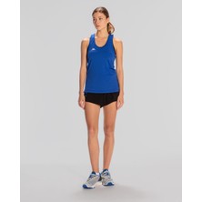 Kappa Survivor Woman Tank 3 Kadın Mavi Slim Fit Atlet