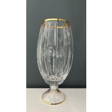 Decorium Cam Vazo Ayaklı Accademia Altın M06515-AB