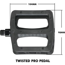 Odyssey BMX Odyssey Twisted Pro Pc Pedal (Siyah)