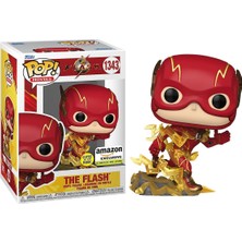 Funko Pop Movies Dc: The Flash - The Flash Running Glows In The Dark Amazon Exclusive NO:1343