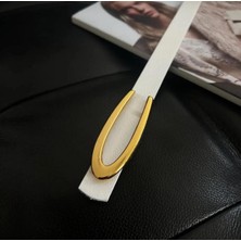 ZR Accessory Uzun Tokalı Ince Kadın Kemeri, Ceket Kemeri, Gömlek Kemeri, Elbise Kemeri